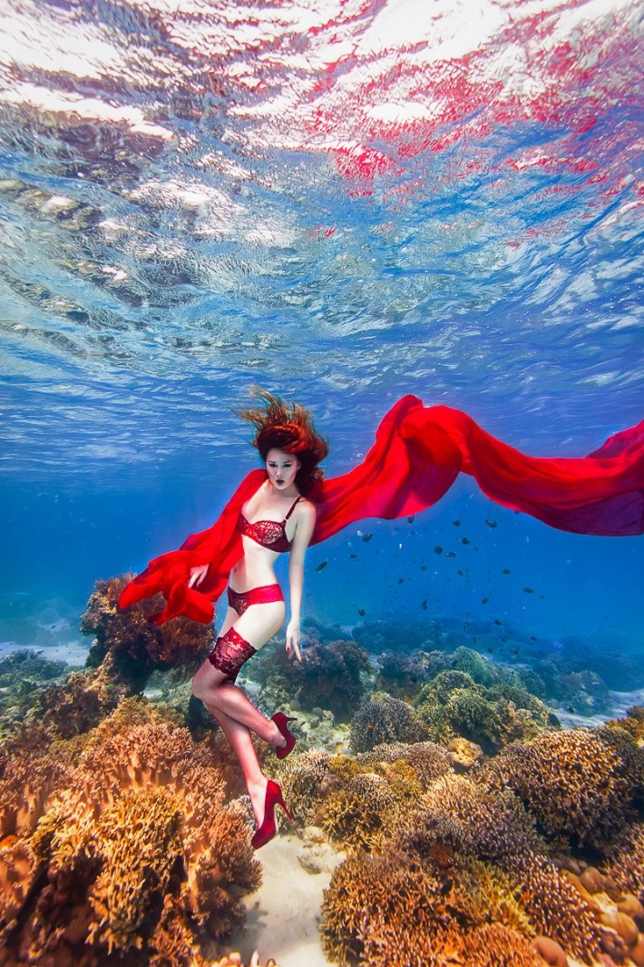Bali - sesja pod wodą