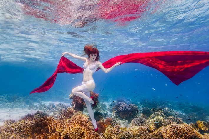 Bali - sesja pod wodą